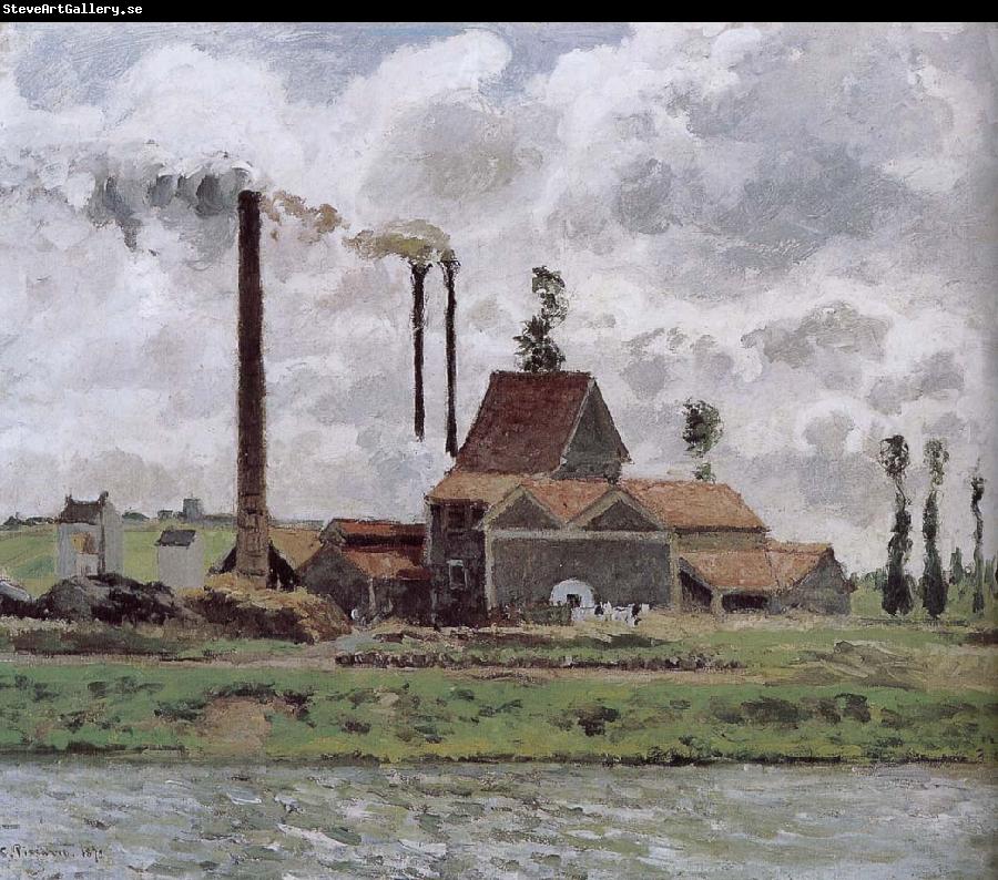 Camille Pissarro Metaponto factory near Watts
